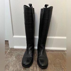 Tory Burch Womens Kiernan Riding Boot Black size 7M